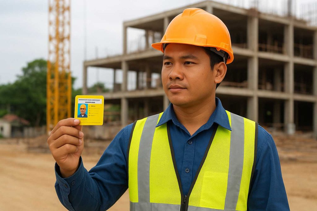 Dịch vụ cấp thẻ an toàn lao động cho công nhân ngành xây dựng, điện, cơ khí
