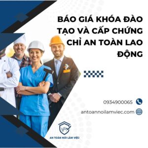 báo giá khóa đào tạo và cấp chứng chỉ