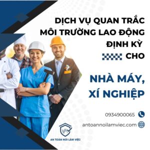 quan trắc định kỳ - nhà máy, xí nghiệp