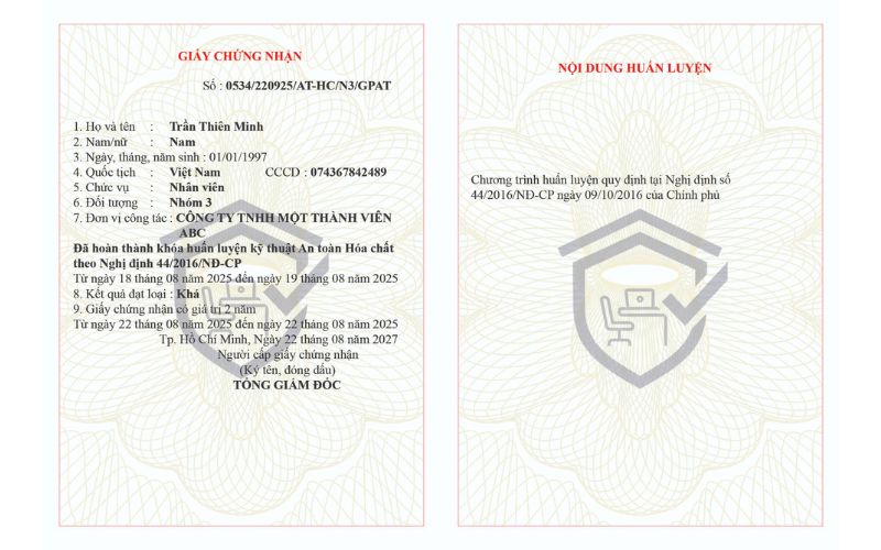 Chứng Chỉ An Toàn Lao Động Là Gì?